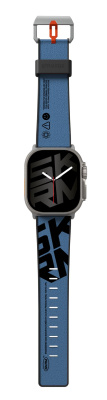 SKINARMA Spunk řemínek pro Apple Watch 49/45/44/42 mm, Blue