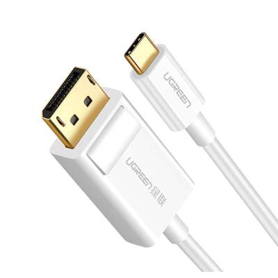 UGREEN 40420 USB Typ C/DP kabel 1.5m bílý