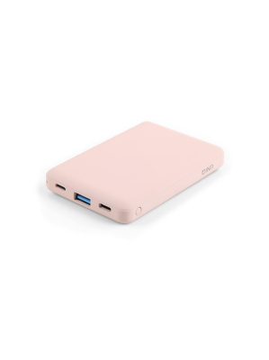 Uniq Fuele Mini 8000mAH USB-C PD Pocket Power Bank Blush růžová