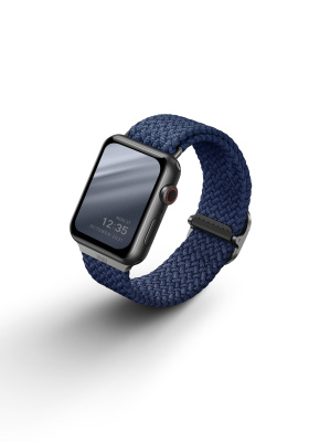 UNIQ Aspen Braided řemínek pro Apple Watch 40/38mm modrý