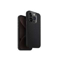 UNIQ Keva MagClick ochranný kryt na iPhone 15 Pro, Carbon (black)