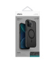 UNIQ Calio MagClick ochranný kryt na iPhone 15 Pro Max, Smoked (Grey tinted)