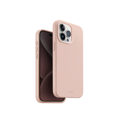 UNIQ Lino Hue MagClick ochranný kryt na iPhone 15 Pro Max, Bush (pink)