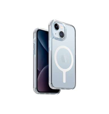 UNIQ Combat MagClick ochranný kryt na iPhone 15, Blanc (white)