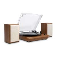 Victrola VM-135-OAK-INT Montauk gramofon s reproduktory hnědý